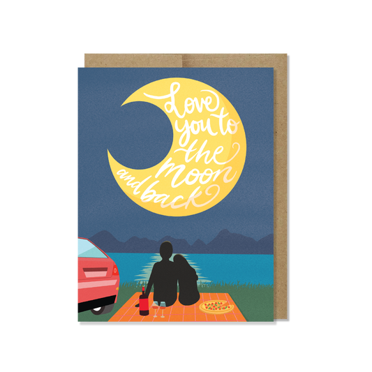Love You to the Moon And Back Card