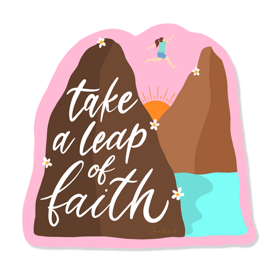 Take a Leap of Faith Sticker