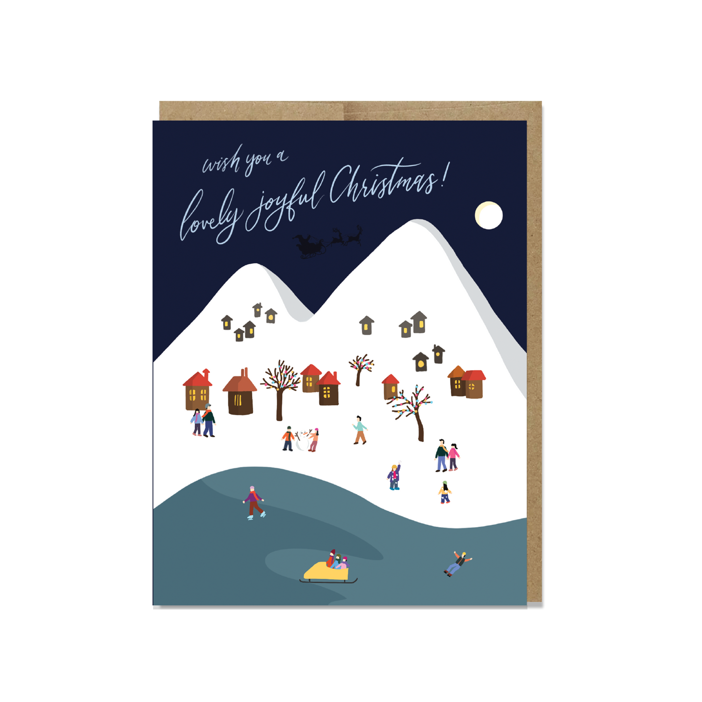 Christmas Village card